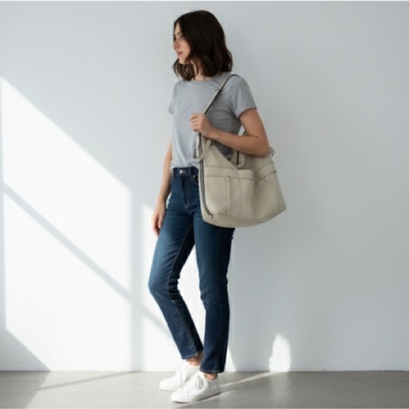 Vintage Marni cream leather large multiway hobo carryall tote satchel bag - Picture 14 of 14